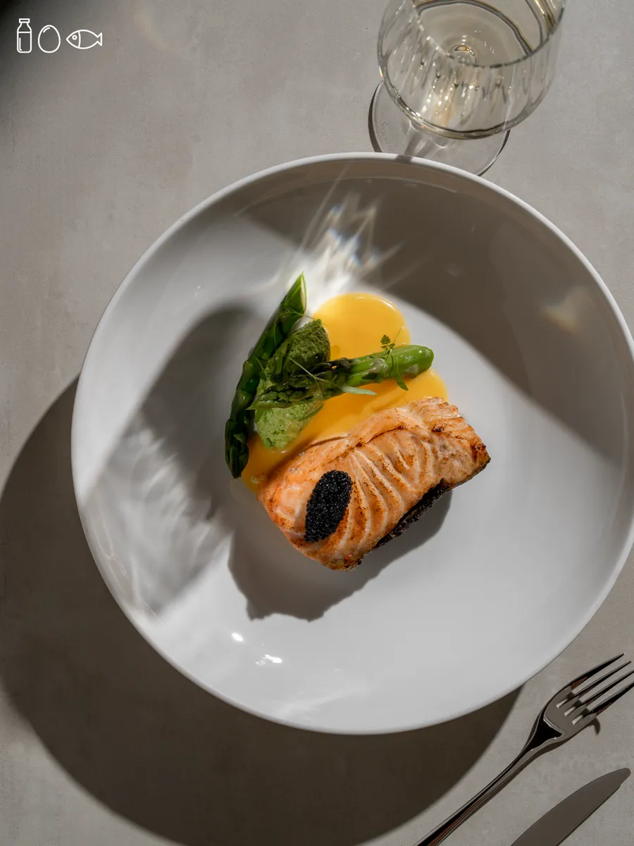 Baked salmon