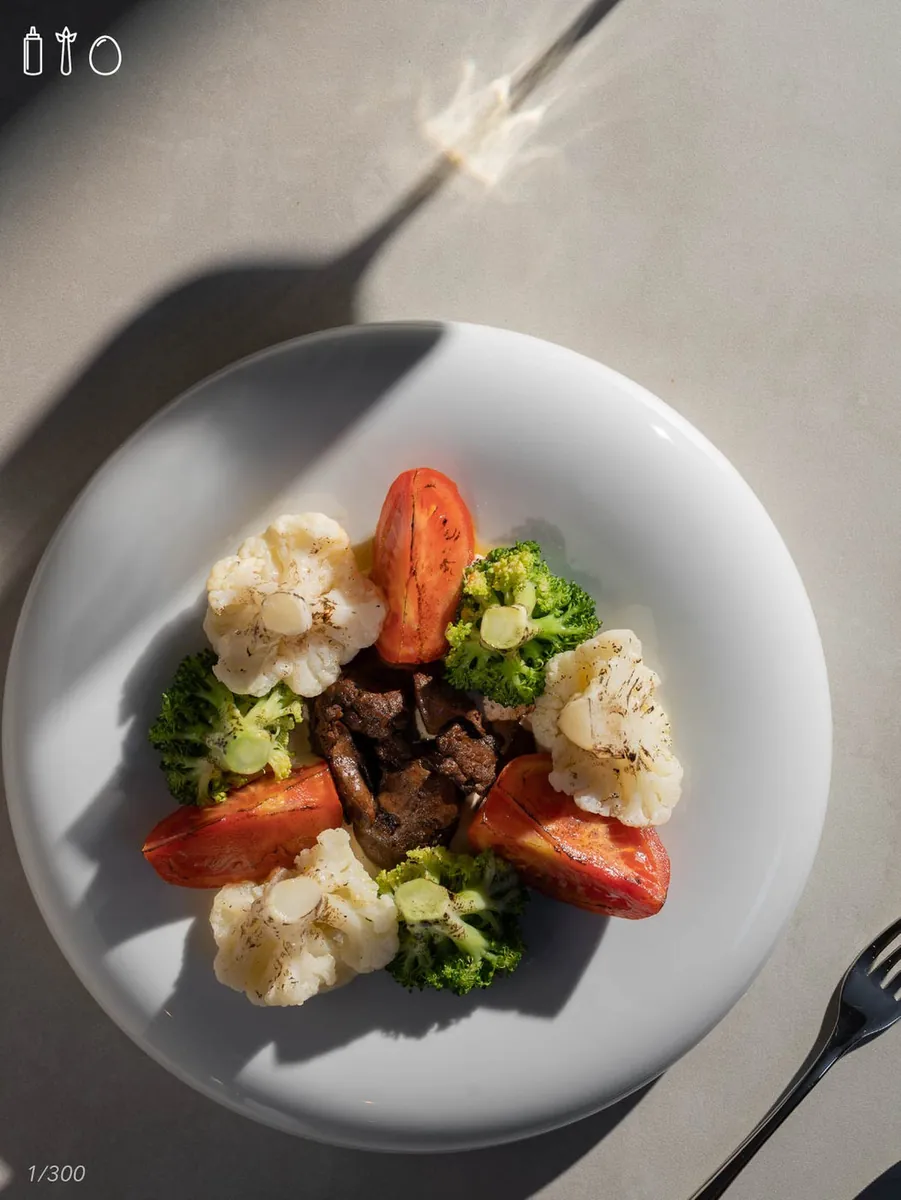 Chicken liver warm salad