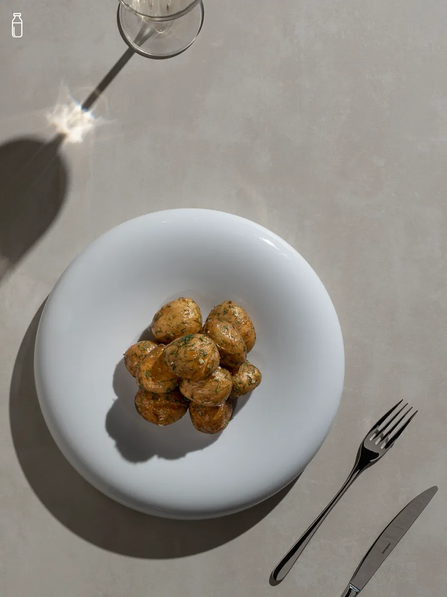 Baked baby potatoes