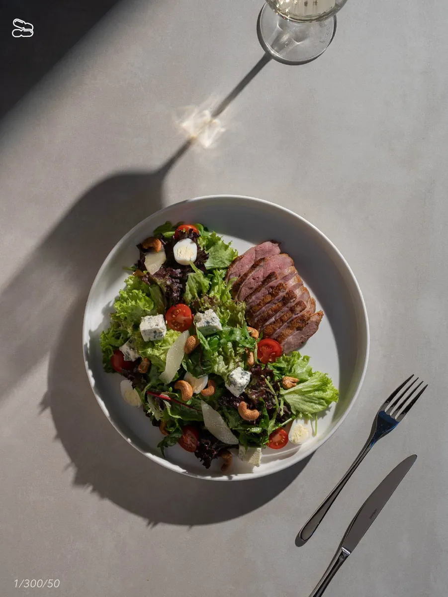 Duck breast salad