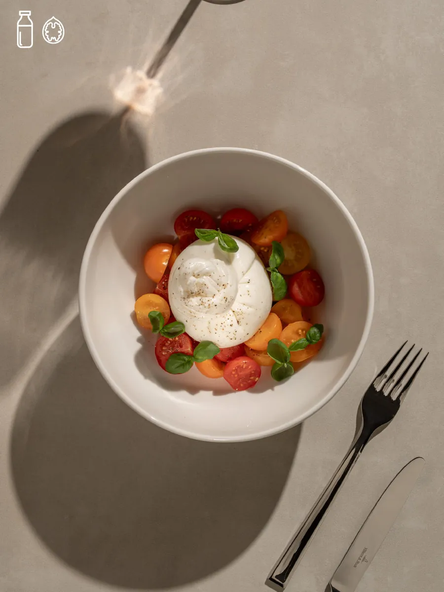Burrata and Tomato Salad