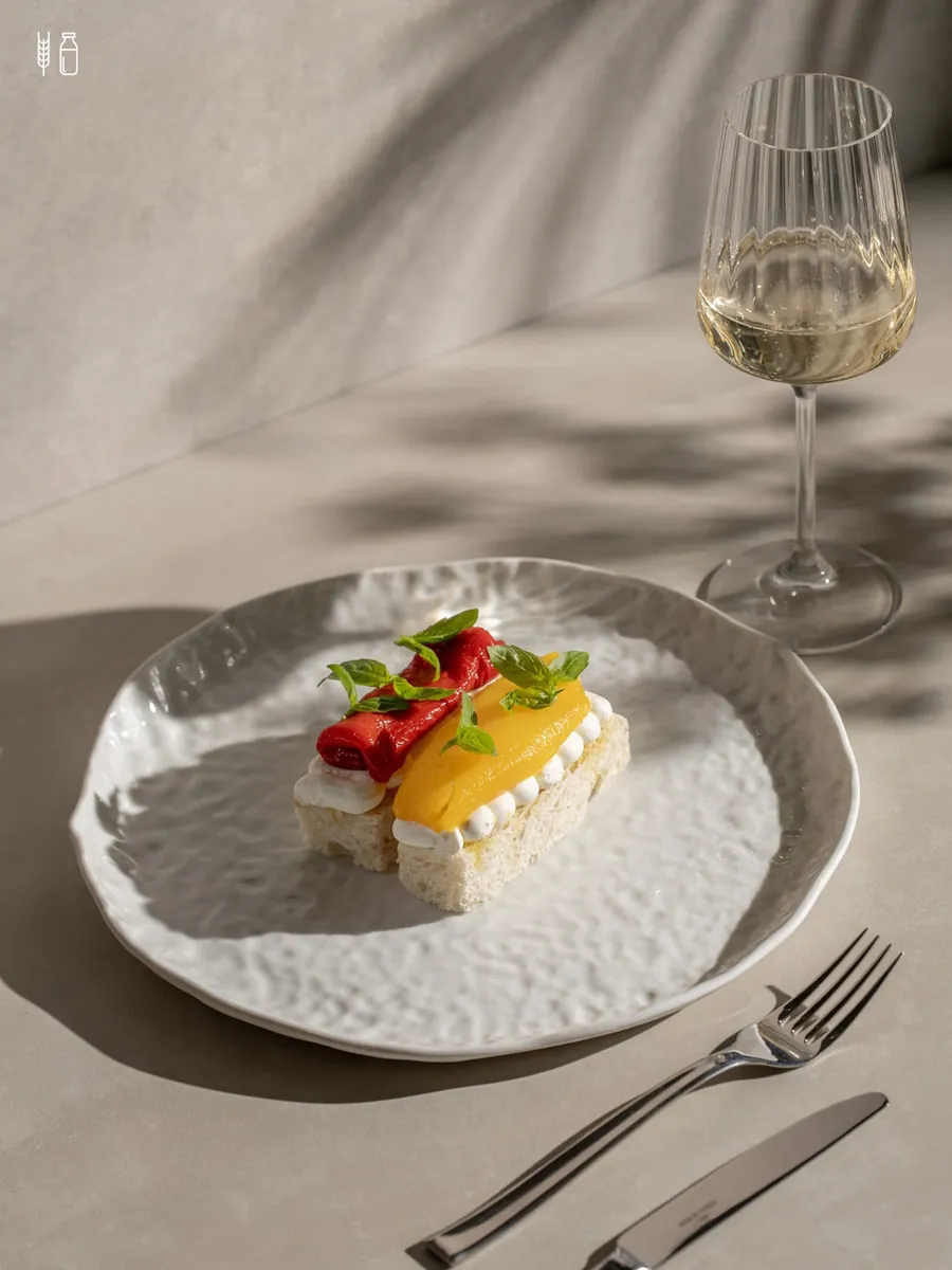 Bruschetta with peppers