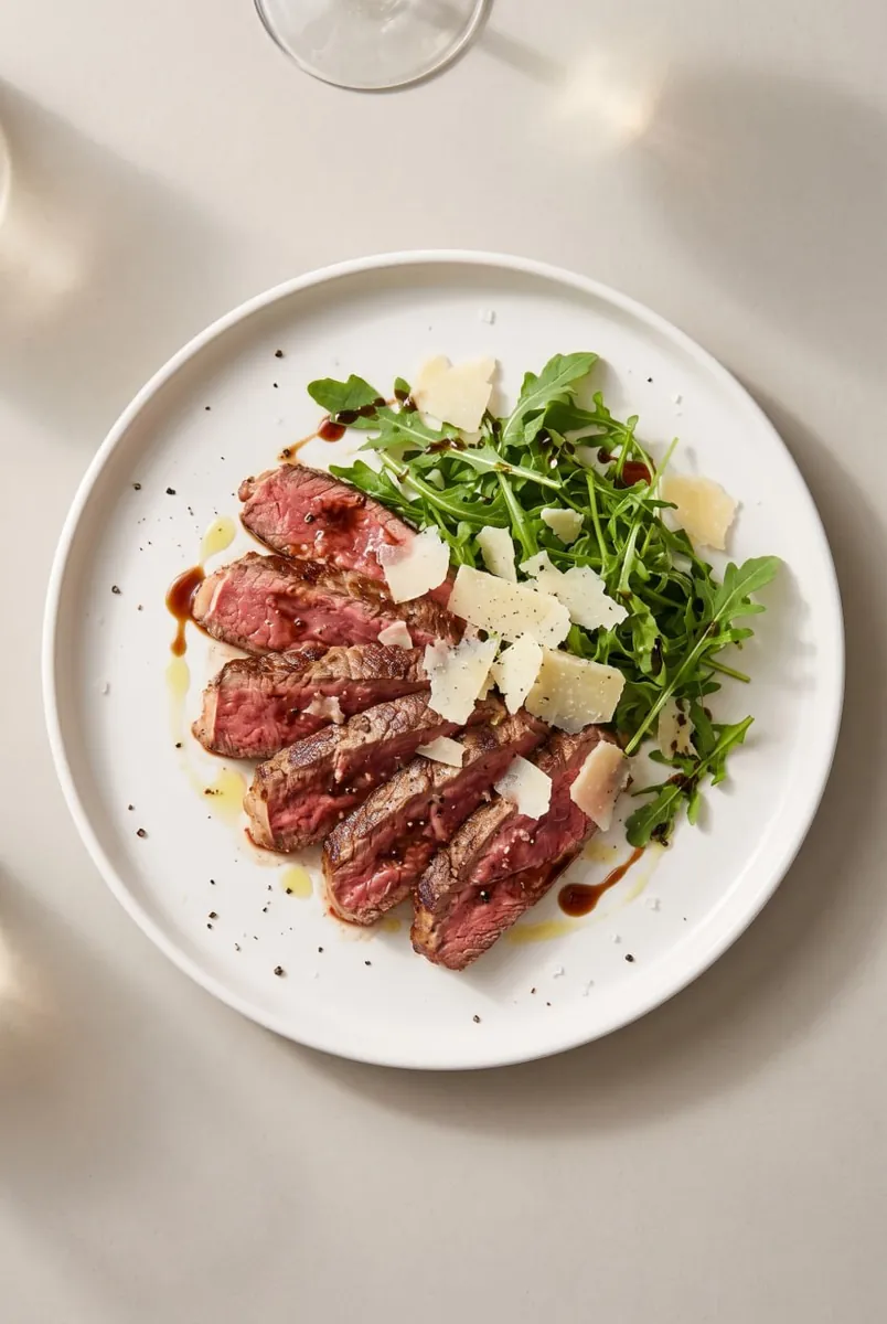 Tagliata de vită cu rucola